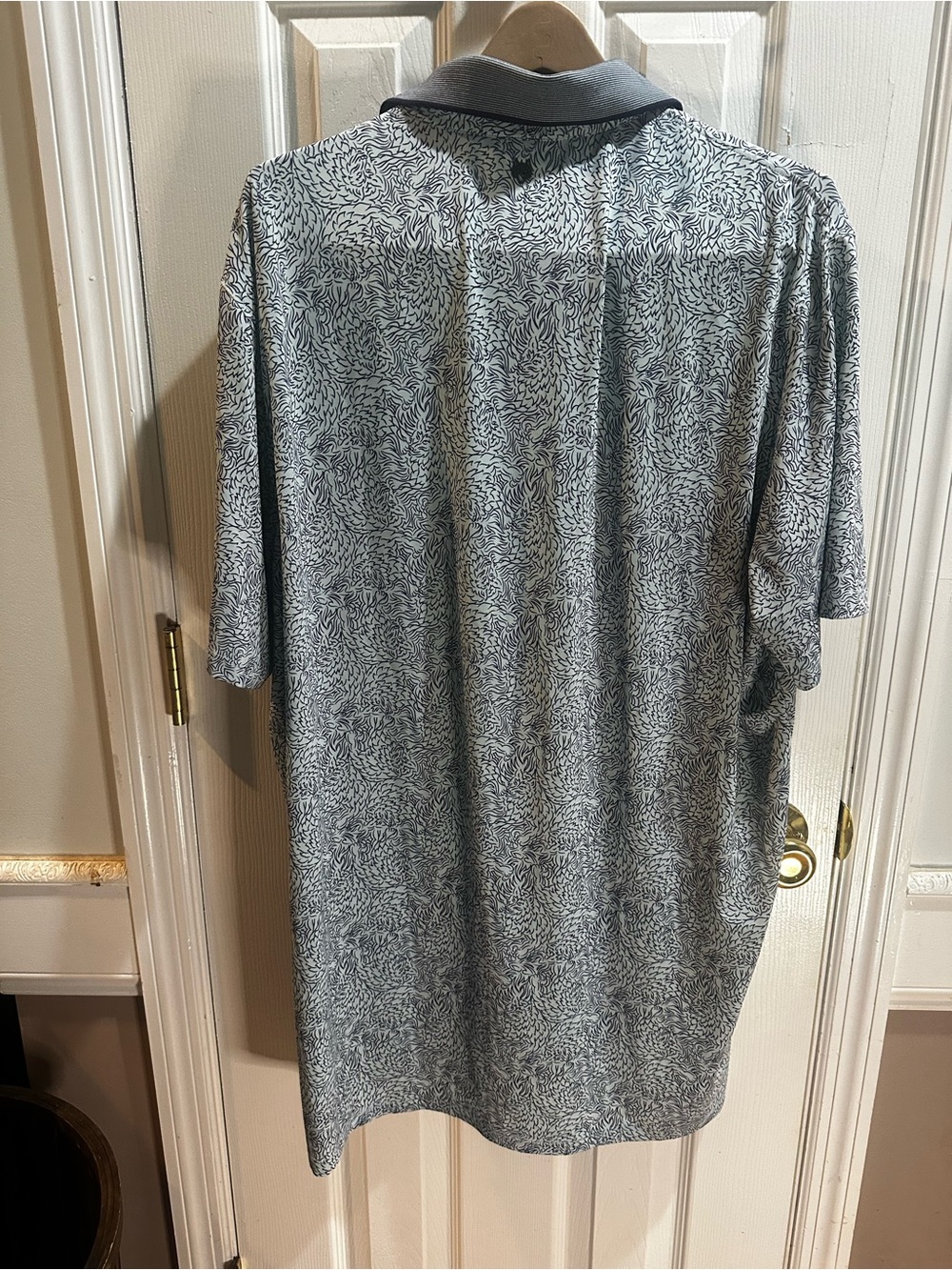 Greyson Den Of Thieves Polo Light Blue Purple Wolves Golf XL - Picture 5 of 9